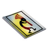 Couleurs rouges et jaunes du Carnet Kokopelli (Côté Droit)