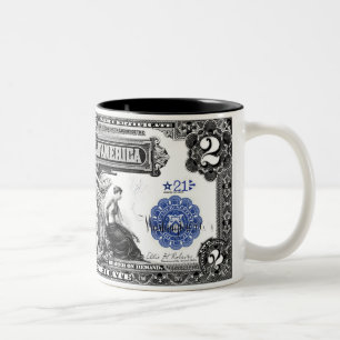 Couleurs Série de 1899 2 dollars de tasse de certificat