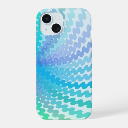 Couleurs spirales cool iPhone 15 Coque (Verso)