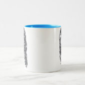 Couleurs Tasse 110z (blanc/bleu) 2 de Sharpie partout (Centre)