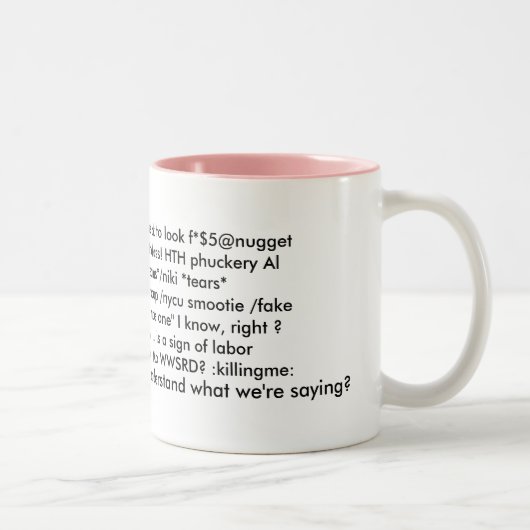 Couleurs Tasse 2 d'énonciations - (Droit)