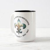 Couleurs Tasse 2 d'OHS Fleur-De-lis (Devant gauche)