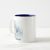 Couleurs Tasse de sittelle de 2 tons (Devant gauche)