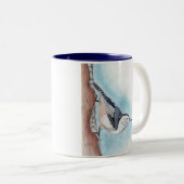 Couleurs Tasse de sittelle de 2 tons (Devant droit)