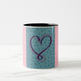 Couleurs Tasse de ton de l'amour 2 de bulle : rose