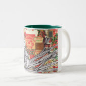 Couleurs Tasse des hiboux 2 de Noël (Devant droit)
