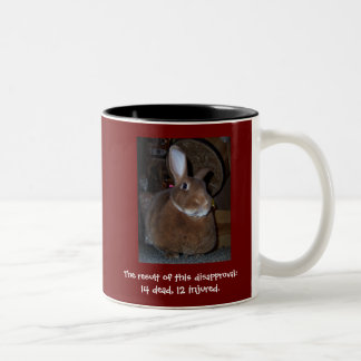 Couleurs Tasse désapprobatrice 2 de lapins