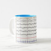 Couleurs Tasse du sommeil EEG - sommeil de l'étape 2 (Devant gauche)