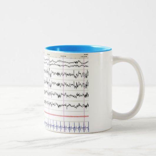 Couleurs Tasse du sommeil EEG - sommeil de l'étape 2 (Droit)