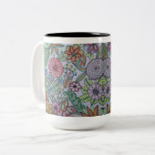 Couleurs Tasse Florale 2 (Devant gauche)
