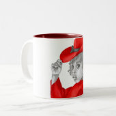 Couleurs Tasse rouge de la fille 2 (Devant gauche)