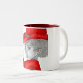 Couleurs Tasse rouge de la fille 2 (Devant droit)