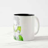 Couleurs Tasse verte de la fille 2 (Devant droit)