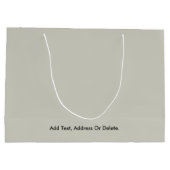 Couleurs tendance - Gris argenté clair Grand sac c (Dos)