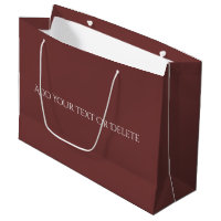 Couleurs tendance - Mahogany Brown Grand sac cadea