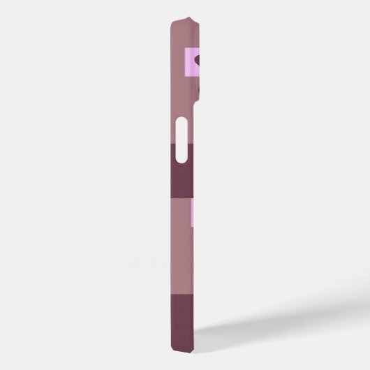 Couleurs tendances Marsala iPhone 14 Coque (Verso / Droite)