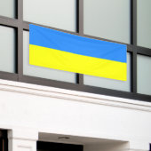Couleurs ukrainiennes, drapeau d'Ukraine Bannière (Bâtiment extérieur)