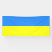 Couleurs ukrainiennes, drapeau d'Ukraine Bannière (Horizontal)
