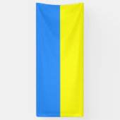Couleurs ukrainiennes, drapeau d'Ukraine Bannière (Vertical)