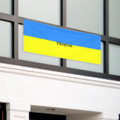 Couleurs ukrainiennes, drapeau d'Ukraine Bannière (Bâtiment extérieur)