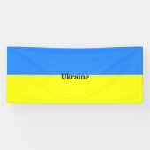 Couleurs ukrainiennes, drapeau d'Ukraine Bannière (Horizontal)