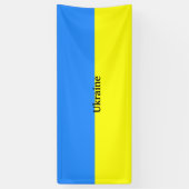 Couleurs ukrainiennes, drapeau d'Ukraine Bannière (Vertical)