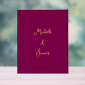 Couleurs Vin & Or Professionnel Tendance Moderne (Neutre)