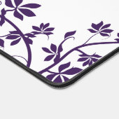 Couleurs violettes blanches Conception de la vigne (Coin)