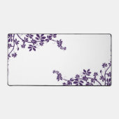 Couleurs violettes blanches Conception de la vigne (Recto)