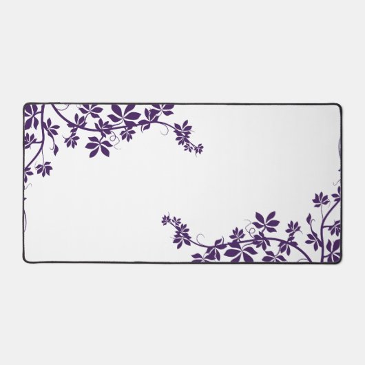 Couleurs violettes blanches Conception de la vigne (Recto)