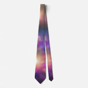Couleurs vives élégantes Galaxy Art Cravate