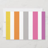 Couleurs vives Faire-part de graduation Arc-en-cie (Dos)