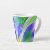 Couleurs vives Petite Mug en latte (Angle droit)