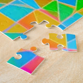 Couleurs vives Puzzle géométrique pour tous les âg (Côté)