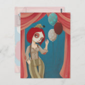 Coulrophobie - Mauvaise carte postale clown (Devant / Derrière)