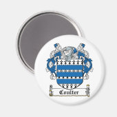 Coulter Family Crest Magneet (Voorkant / Achterkant)
