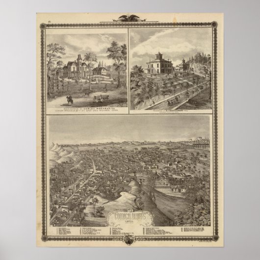 Council Bluffs Poster (Voorkant)