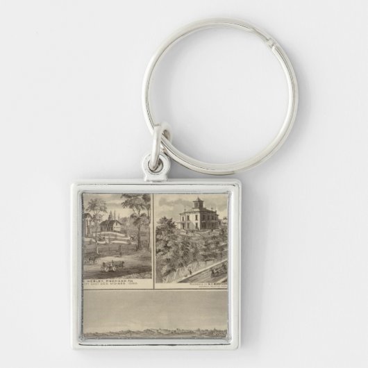 Council Bluffs Sleutelhanger (Voorkant)