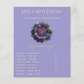 Council of Leaves | Mandala Art P&B Flyer (Voorkant)