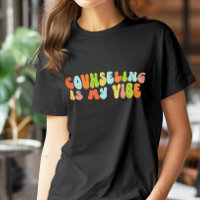 Counseling is mijn vibe T-shirt, counselor, therap