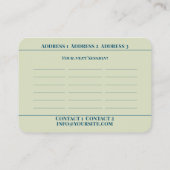 Counseling - Visitekaartje (Achterkant)