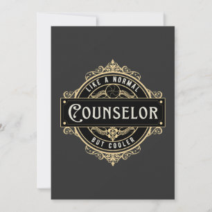 Counselor badge waardering kaart