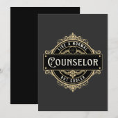 Counselor badge waardering kaart (Voorkant / Achterkant)