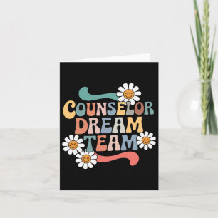 Counselor Dream Team Retro Terug naar School Couns Kaart