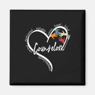 Counselor Graphic T - shirts Topjes Terug naar sch Magneet
