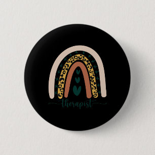 Counselor Mentale Gezondheid Bewustzijn Regenboog Ronde Button 5,7 Cm