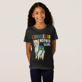 Counselor no Prob Llama Eerste schooldag T-shirt (Voorkant volledig)