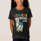 Counselor no Prob Llama Eerste schooldag T-shirt (Voorkant)