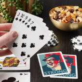 Count Arthur Strong poker-achtige speelkaarten (Insitu)