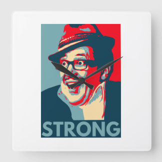Count Arthur Strong wandklok Vierkante Klok